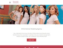 Tablet Screenshot of boostmodels.com